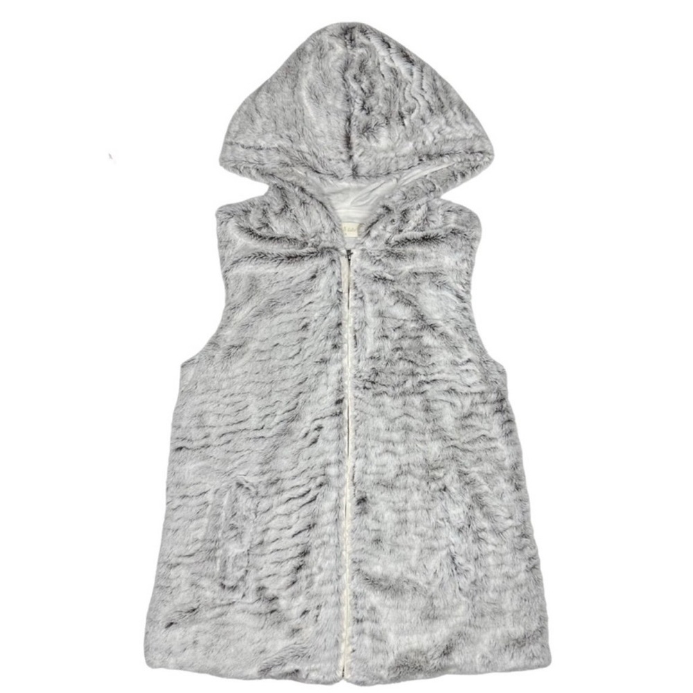 Altar'd State Soft Fuzzy Hooded Vest